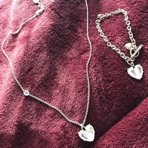 Juicy Couture necklace and bracelet